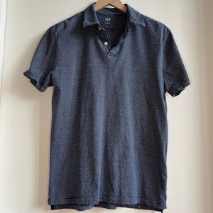 GAP Blue Polo Shirt Classic Knit Design